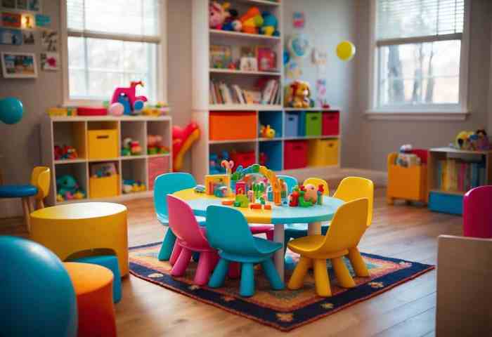 Kids kinderzimmer bunt gestalten gelb decorating furniture feng shui teppich rismedia istock Furniture for kids