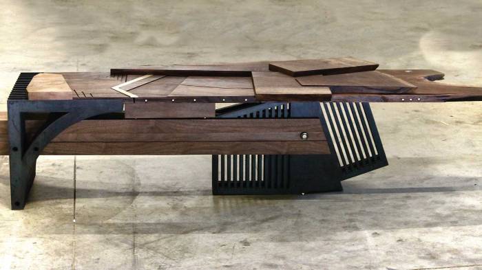 Custom furniture built sideboard raging huston ragin slabs saer hustonandcompany