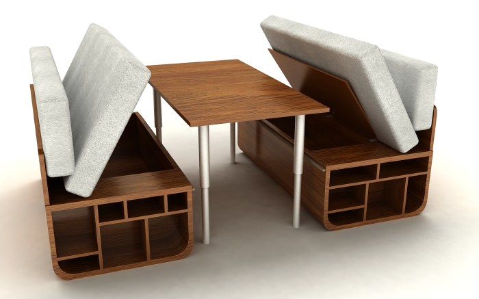 Compact furniture for small spaces